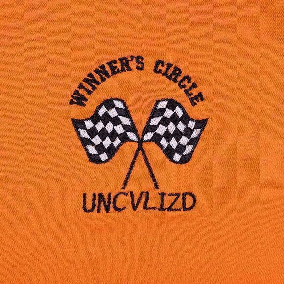 Winner's Circle Hoodie- Orange- Medium - Picture 3 of 3